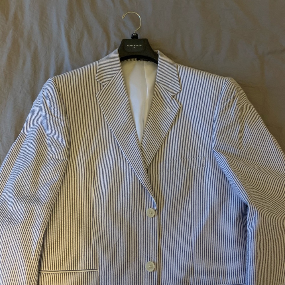 Seersucker Blazer 42S